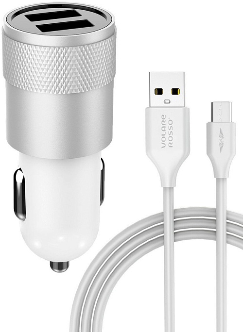 Volare Rosso Arrigo RC03 с кабелем MicroUSB (серебро)