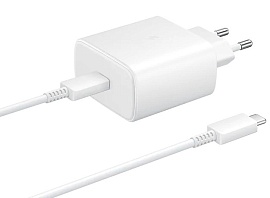 Samsung USB Type-C с функцией быстрой зарядки Power Delivery 45Вт (белый)